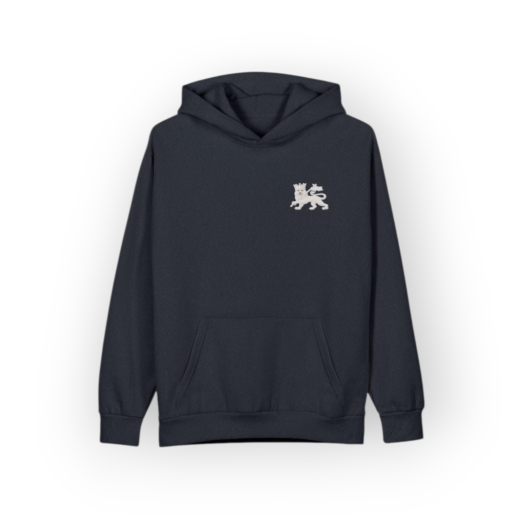 Lion of Judah Whiteout Emblem Hoodie - Image 3
