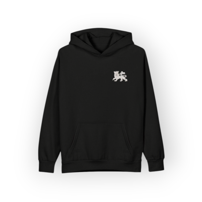 Lion of Judah Whiteout Emblem Hoodie