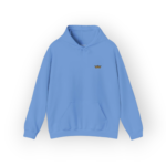 Crown of David Blue Hoodie | Gold Embroidery
