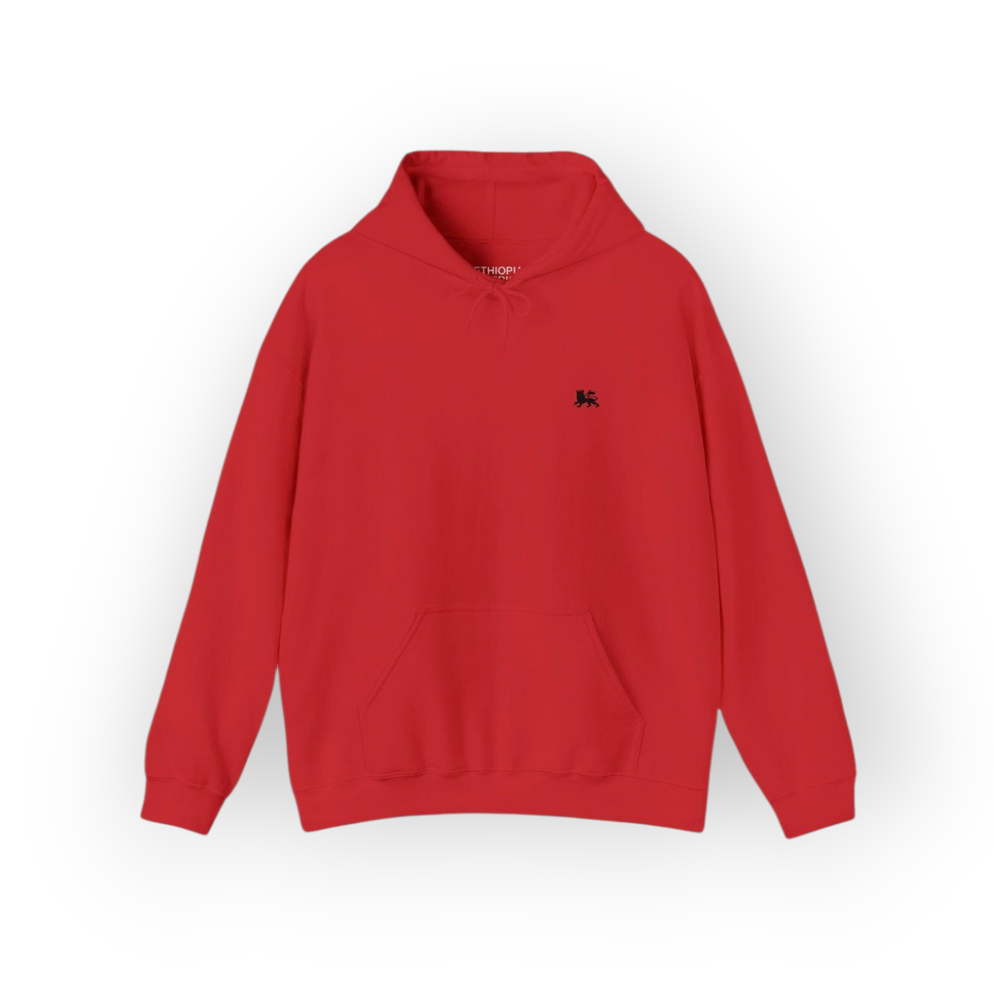 Lion of Judah Red Hoodie | Black Emblem